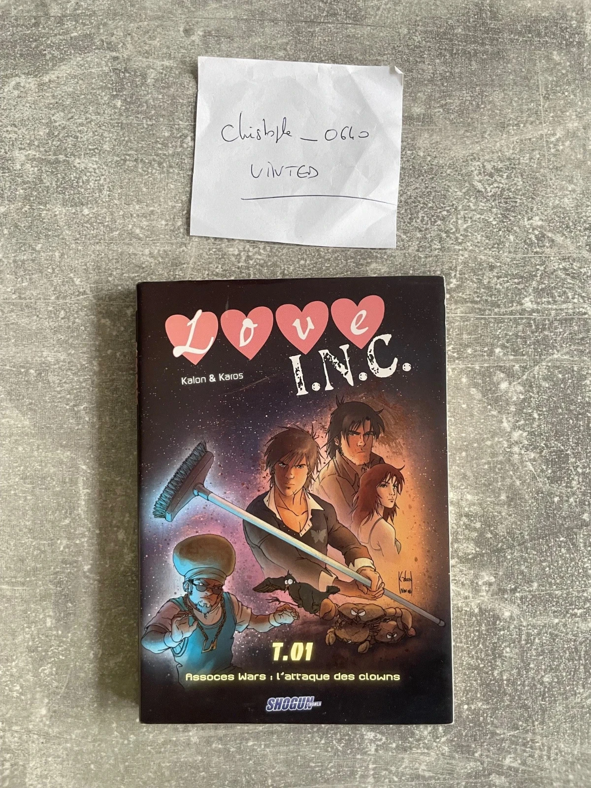 Manga Love I.N.C tome 1 version française.